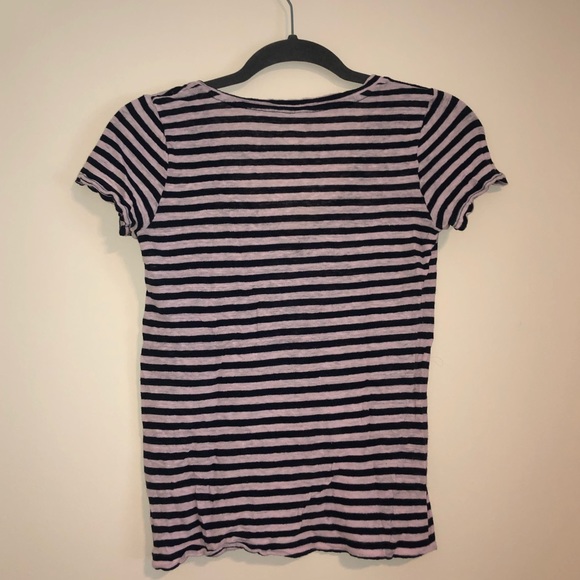 Jcrew v-neck striped tee - Picture 2 of 2